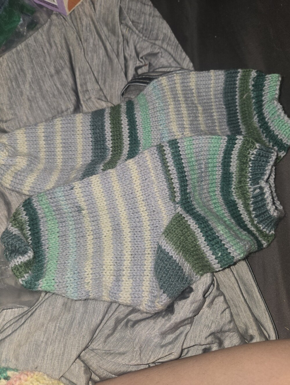 Landscape Stripes Knitted Socks